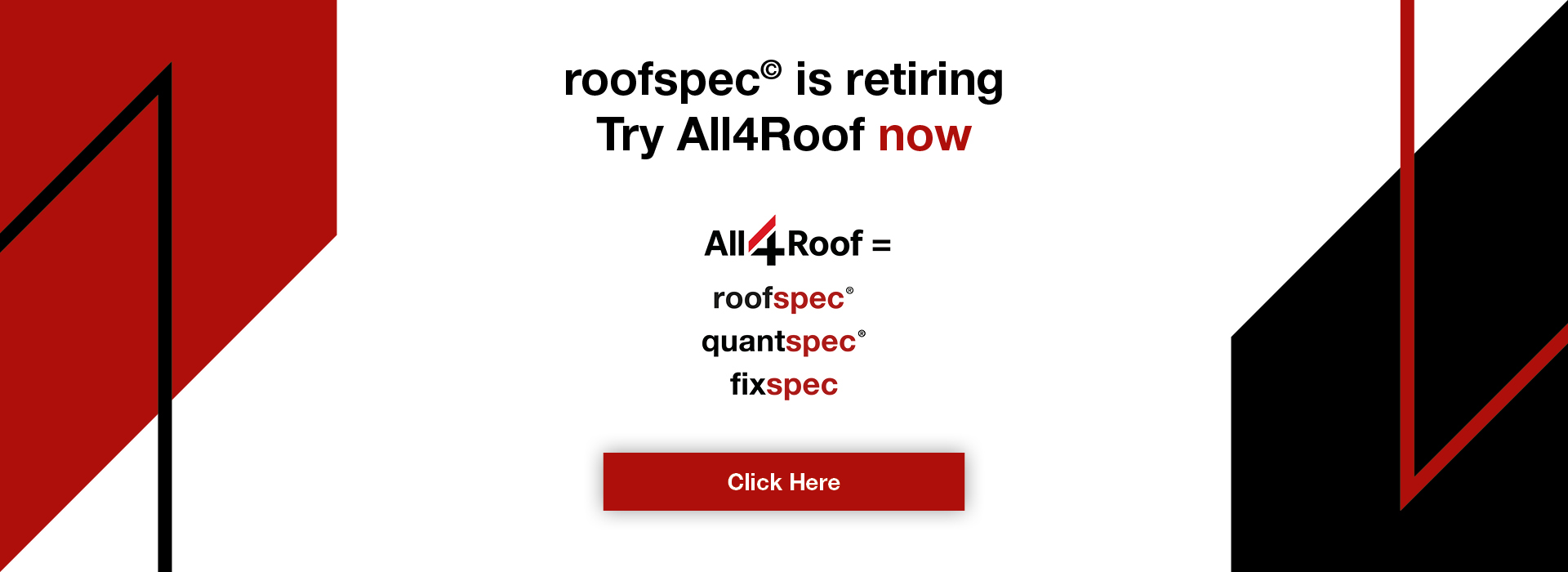 Roofspec Retirement Banner